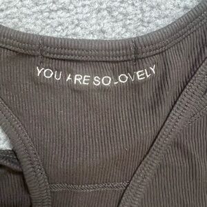 Spiritual Gangster You’re So Lovely Embroidered tank